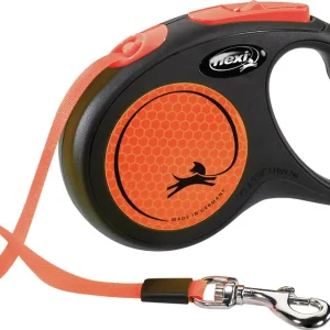 Sichere Zahlung Flexi New NEON Gurt S 5m neonorange